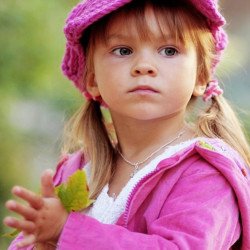 Child's Love - Cute Girl In A Pink Dress