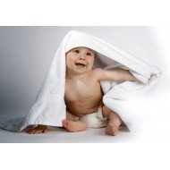 Child's Love - Cute Baby Playing With Towel