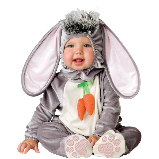 Child's Love - Cute Baby In A Rabbit Dress