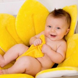 Child's Love - Smiling Baby In Yellow Flower Child's Love - Smiling Baby In Yellow Flower