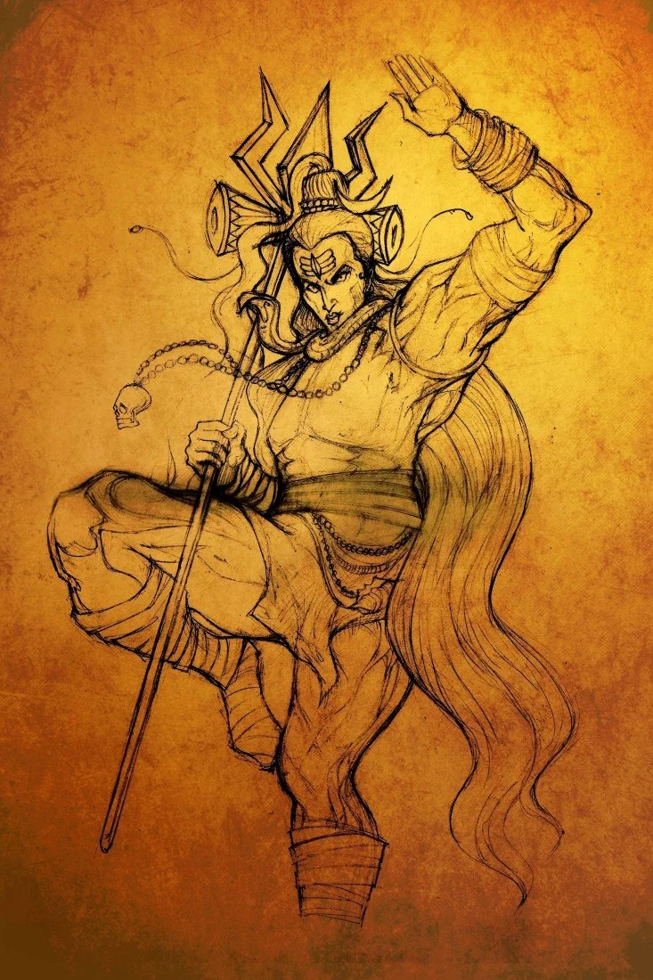 Image 36  Shiva tattoo design Lord shiva painting Lord shiva sketch