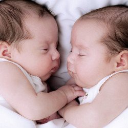 Child's Love - Two Sleeping Babies Child's Love - Two Sleeping Babies
