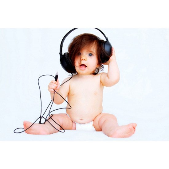 Child's Love - Cute Headphone Baby