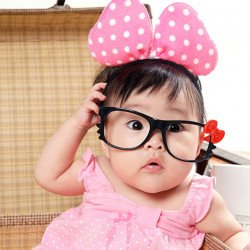 Child's Love - Cute Baby In Black Sun Glasses Child's Love - Cute Baby In Black Sun Glasses