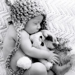 Child's Love - Cute Baby Sleeping With Teddy Child's Love - Cute Baby Sleeping With Teddy