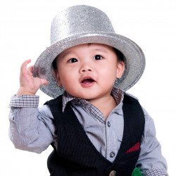 Child's Love - Baby With Silver Hat Child's Love - Baby With Silver Hat