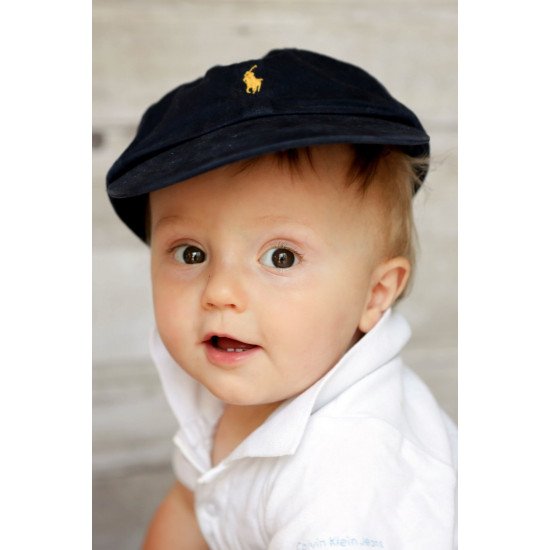 Child's Love - Cute Baby In A Black Hat