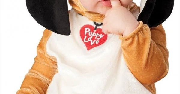 Child's Love - Baby In A Puppy Outfit