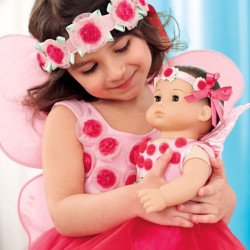 Child's Love - Pink Dress Girl With Her Doll Child's Love - Pink Dress Girl With Her Doll