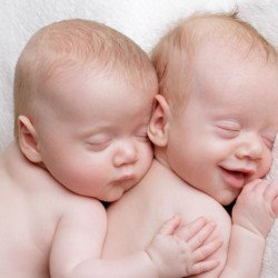 Child's Love - Cute Sleeping Twins Child's Love - Cute Sleeping Twins