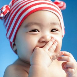 Child's Love - Cute Baby With Red Hat 2 Child's Love - Cute Baby With Red Hat 2