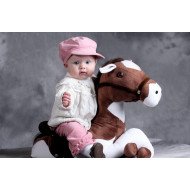 Child's Love - Cute Baby On Toy Horse Child's Love - Cute Baby On Toy Horse