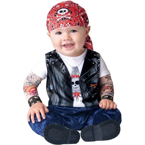 Child's Love - Cute Born To Be Biker Baby