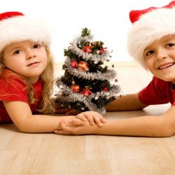 Child's Love - Christmas Boy And Girl Child's Love - Christmas Boy And Girl