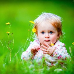 Child's Love - Cute Baby In The Garden 2 Child's Love - Cute Baby In The Garden 2