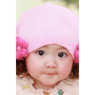 Child's Love - Cute Baby In Pink Hat Child's Love - Cute Baby In Pink Hat