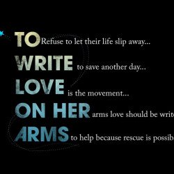 To Write Love On Her Arm To Write Love On Her Arm