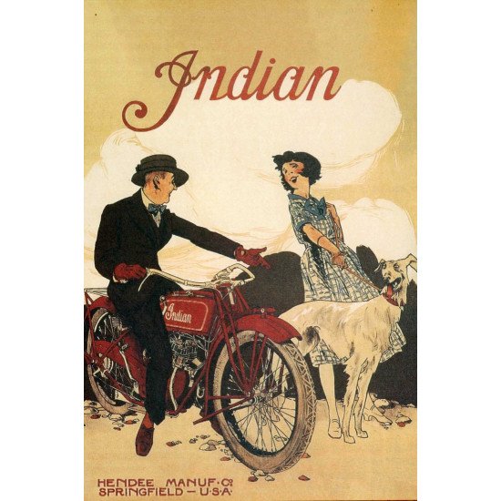 Vintage Indiian Motorcycle 2
