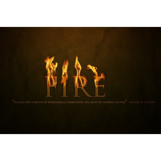 Fire Motivational Quote