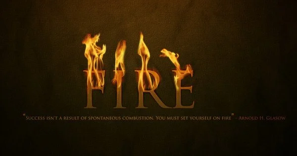 Fire Motivational Quote