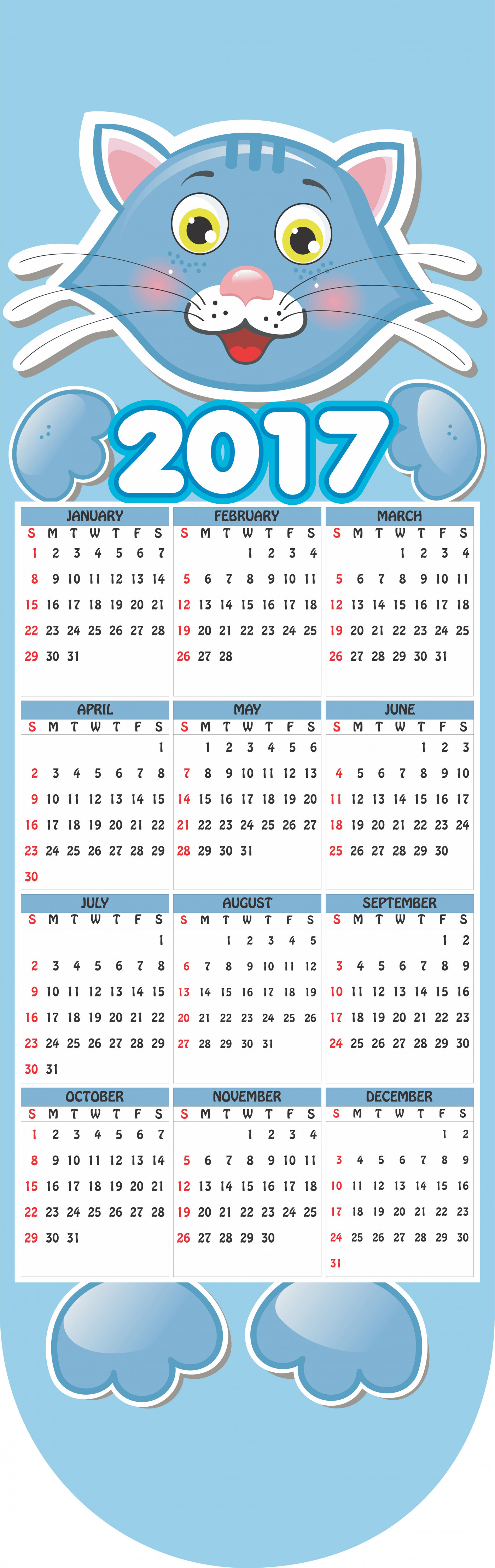 Long Calendar