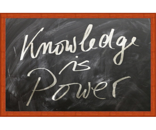 Knowledge Is Power -Motivational Poster