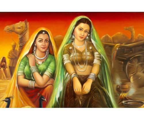Rajasthani Ladies Fine Art