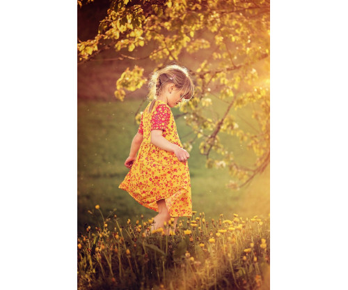 Child's Love - Cute Girl In The Field