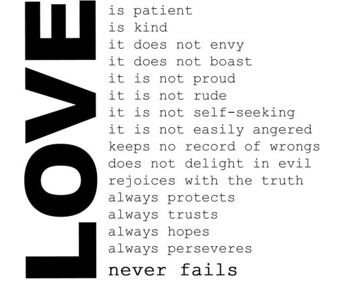 Love Never Fails