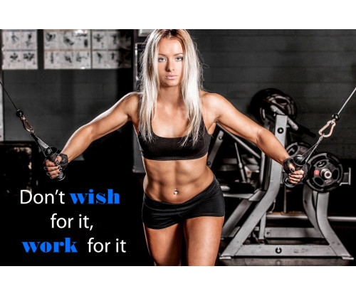 Don'T Wait For It, Work For It Motivation Quote