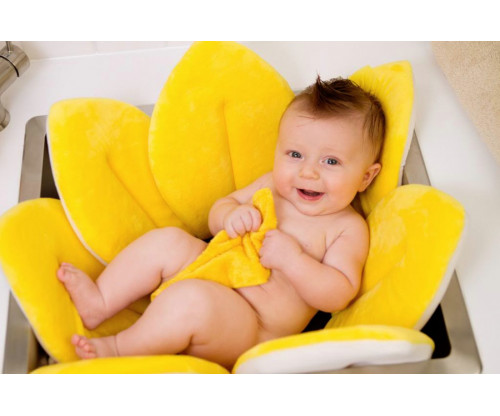 Child's Love - Smiling Baby In Yellow Flower
