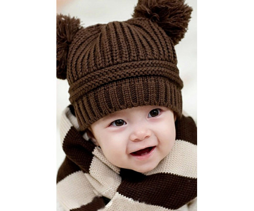 Child's Love - Cute Baby In A Brown Hat