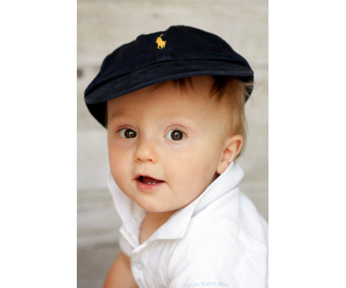 Child's Love - Cute Baby In A Black Hat