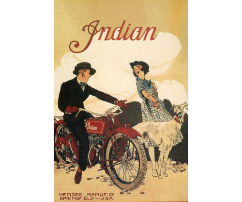Vintage Indiian Motorcycle 2