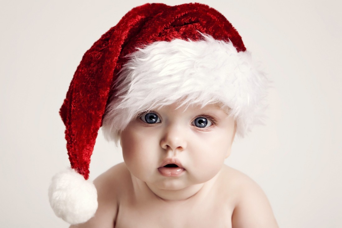 infant christmas hat