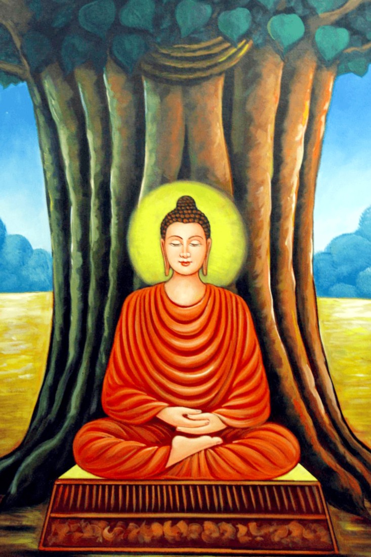 Gautama Buddha  Fine Art 9 Religious OshiPrint in