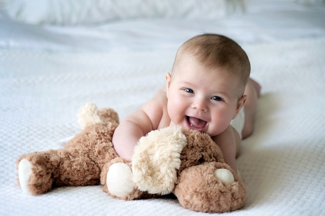 teddy with baby