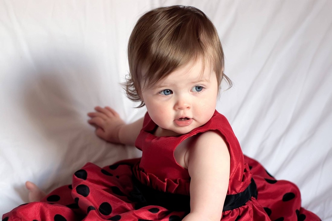 Baby Girl In Red Dress 2025