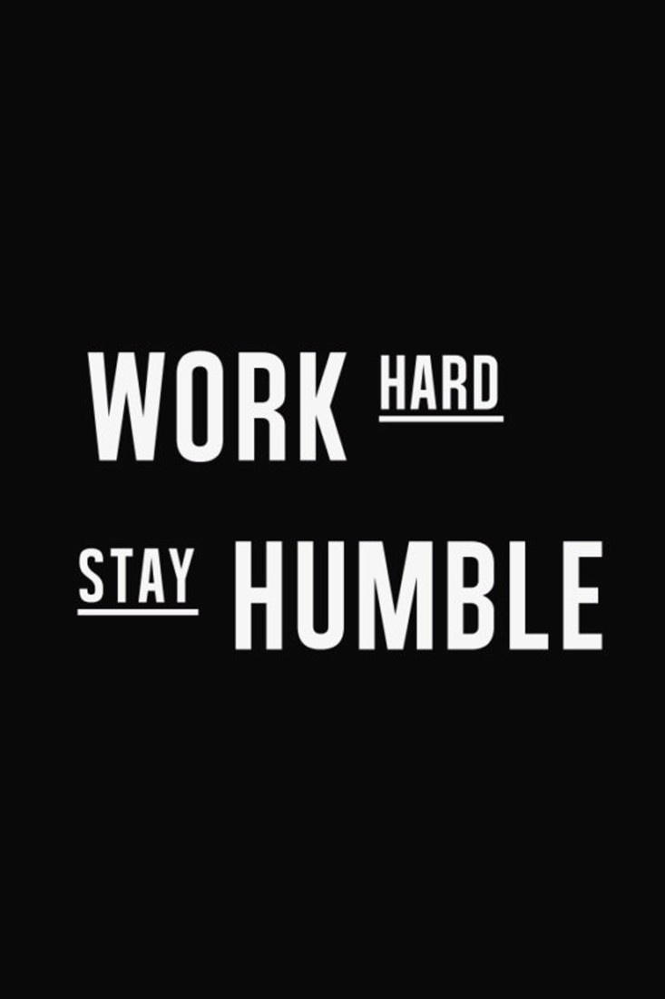 Work Hard Stay Humble - Motivational | OshiPrint.in