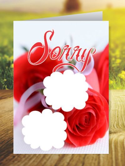 Sorry Greeting Cards ID - 3552