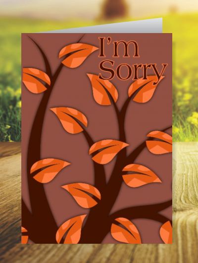 Sorry Greeting Cards ID - 3555