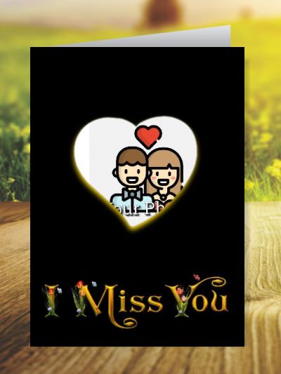 Miss You Greeting Cards ID - 4120