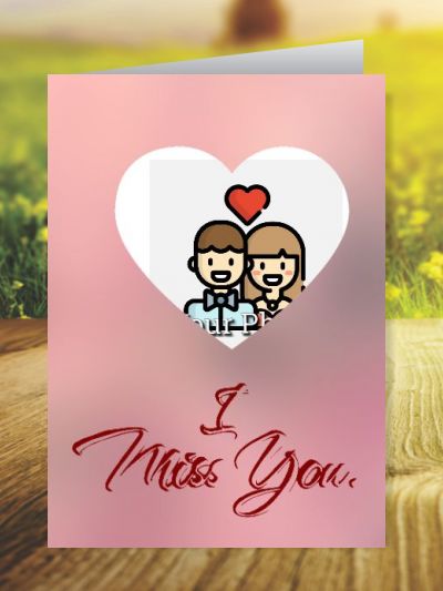 Miss You Greeting Cards ID - 4121