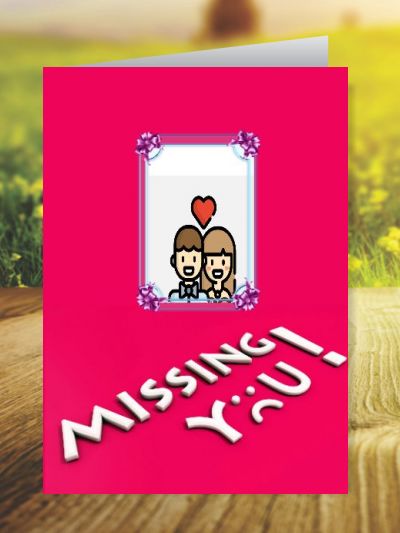 Miss You Greeting Cards ID - 4170
