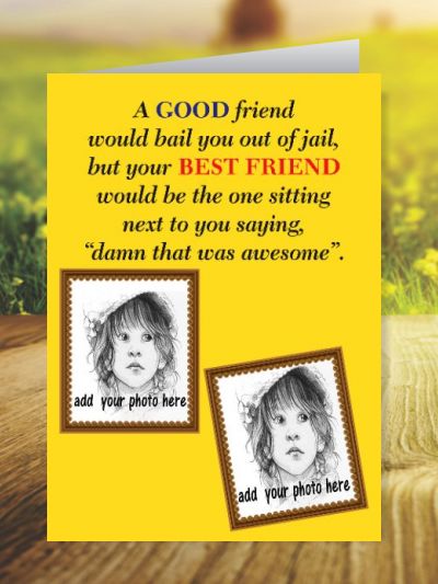 Friends Forever Greeting Cards ID - 4612