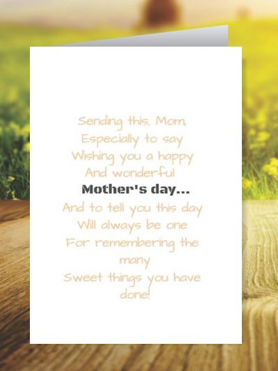 102 Mother's Day Greetings  What to Write in a Mother's Day Card