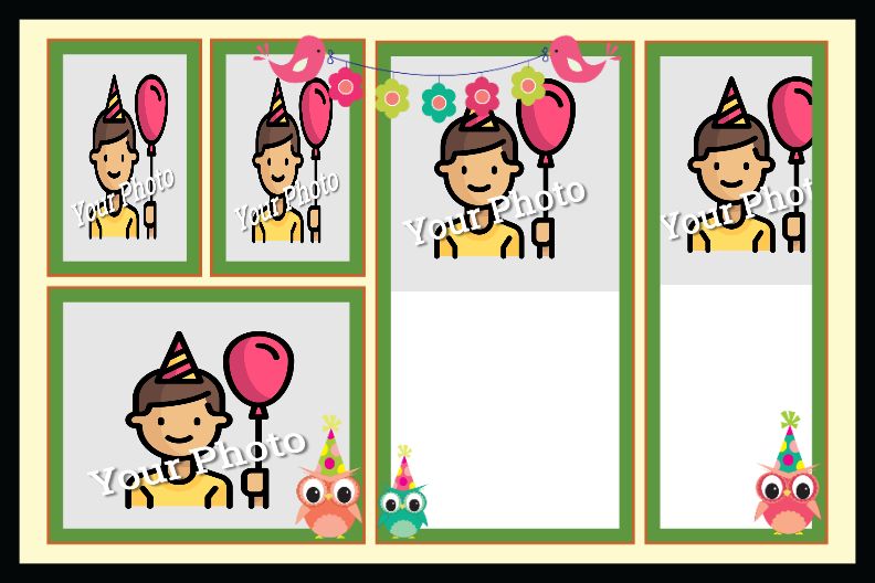 Happy Birthday Collage ID - 5321