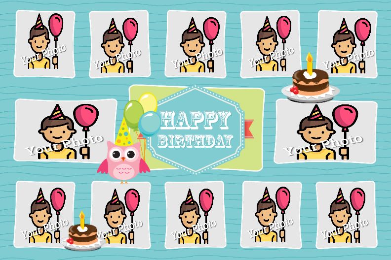 Happy Birthday Collage ID - 5343
