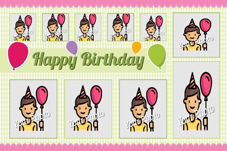 Happy Birthday Collage ID - 5345