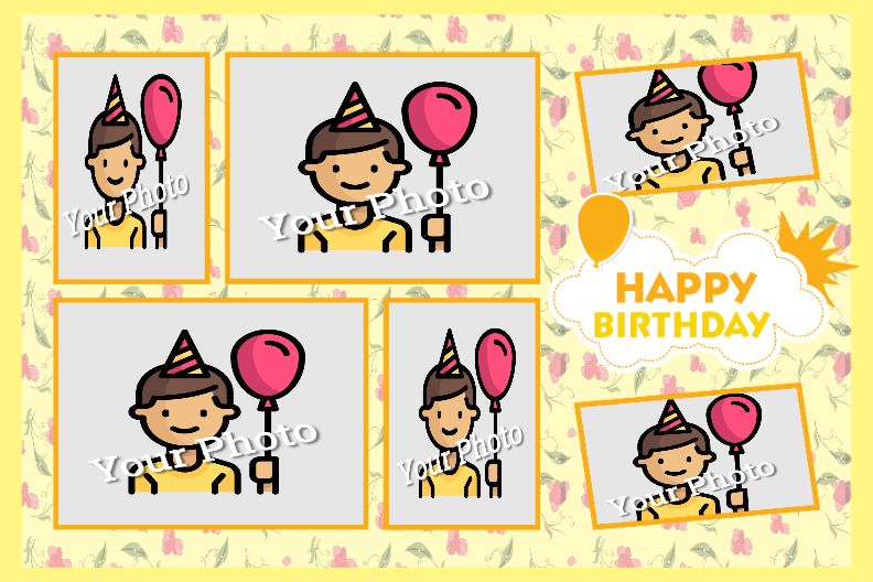 Buy Birthday Photo Collage Gift Online | Personalized 10th Birthday Decor  Photo Collage Gift – CollagemasterCo